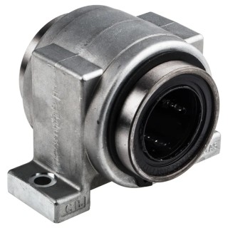 INA KGB Series Bearing Unit 30mm Inside Diameter 3.6kN Dynamic Load Rating 2-Bolt Base Mount KGB30-PP-AS