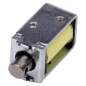 Johnson Electric Linear Solenoid Pull Action, 100% Duty Cycle, 24mm Stroke, 1.3W Power, 27.7Ω Coil Resistance B12-255-B-3