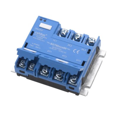 Celduc SGT 2G Series Solid State Relay Panel Mount, 75 A Load, 520 V AC Load, 255 V AC/DC Control SGT8678500