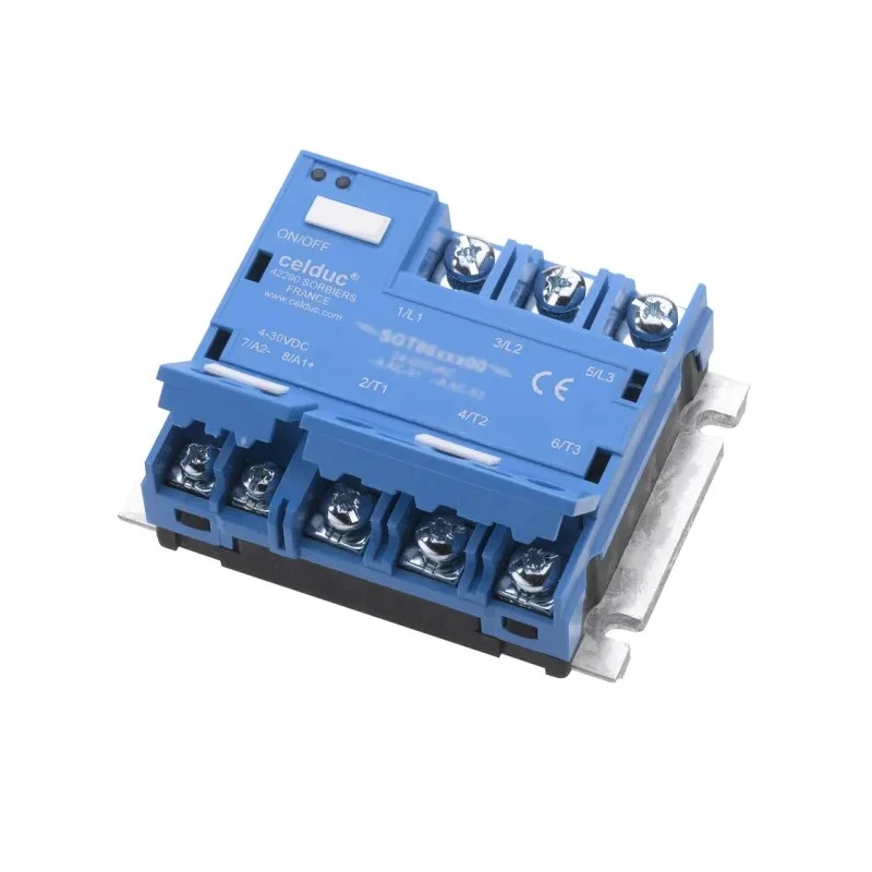 Celduc SGT 2G Series Solid State Relay Panel Mount, 75 A Load, 520 V AC Load, 255 V AC/DC Control SGT8678500