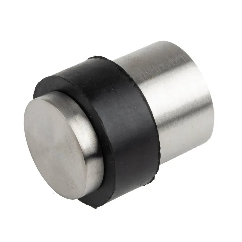 RS PRO Silver Stainless Steel Cylinder Door Stop 35 mm Diameter 894-6932