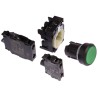 Siemens SIRIUS ACT 3SU11 Series Illuminated Push Button Complete Unit, Panel Mount, 22 mm Cutout Green 3SU1102-0AB40-1FA0