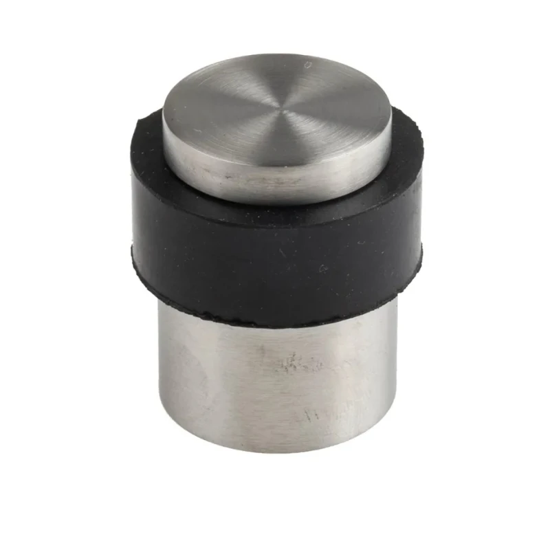 RS PRO Silver Stainless Steel Cylinder Door Stop 35 mm Diameter 894-6932