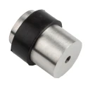 RS PRO Silver Stainless Steel Cylinder Door Stop 35 mm Diameter 894-6932