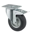 Tente Fixed Castor 100 kg Capacity 125 mm Solid Rubber Wheel 3478DVR125P62