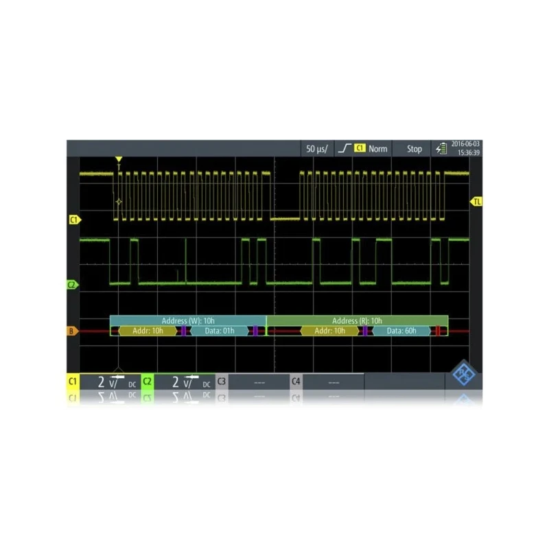 Rohde & Schwarz Triggering and Decoding Oscilloscope Software for Use with RTC1000 Oscilloscope RTC-K1