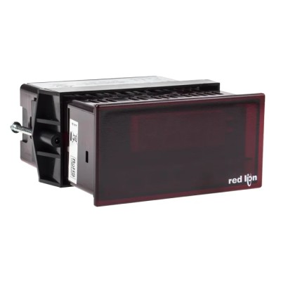 Red Lion PAXL Series Digital Voltmeter DC, LED Display 9-Digits 0.1 % rdg + 1 Digits, 44.5 mm Cutout Height, 91.4 PAXLVD00
