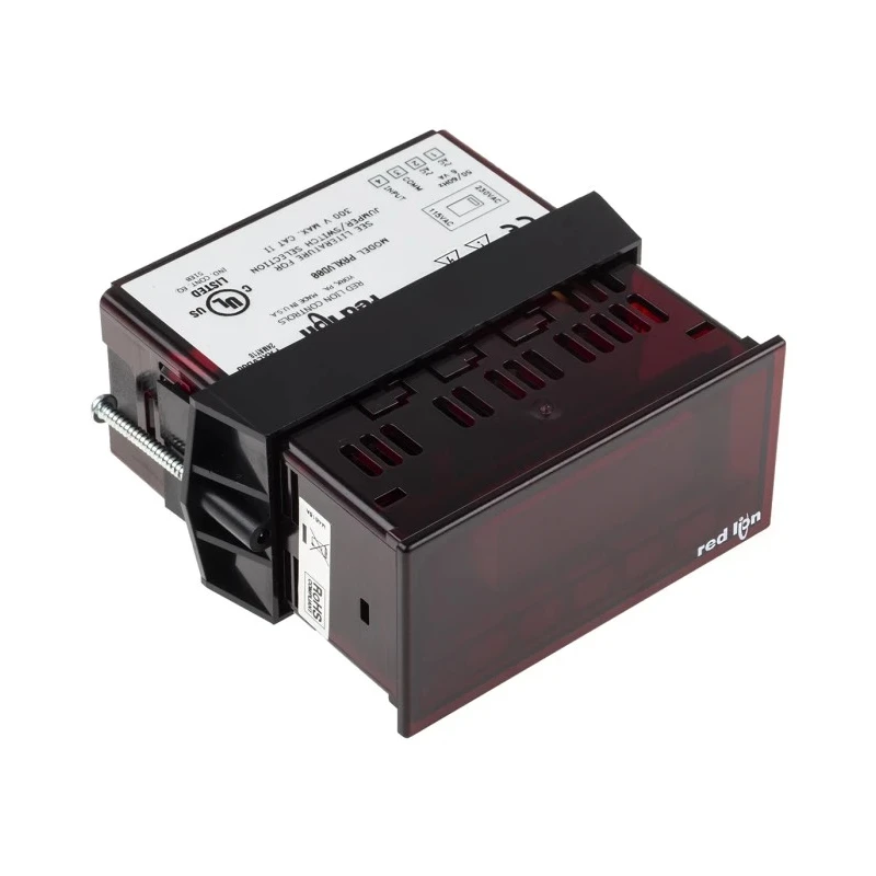 Red Lion PAXL Series Digital Voltmeter DC, LED Display 9-Digits 0.1 % rdg + 1 Digits, 44.5 mm Cutout Height, 91.4 PAXLVD00