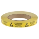 SCS Yellow Black Paper ESD Label Observe Precautions for Handling Electrostatic Sensitive Devices 16 mm x 51 mm ALABEL5/8X2