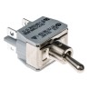 APEM Panel Mount DPST Toggle Switch On-Off, Tab Terminal, 24 V dc, 250 V ac 641H/2 250 VAC