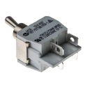 APEM Panel Mount DPST Toggle Switch On-Off, Tab Terminal, 24 V dc, 250 V ac 641H/2 250 VAC