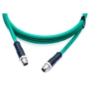 Amphenol Industrial Sensor Actuator Cable Male 8 Way Straight to Male 8 Way Straight 10 m MSXS08ML-SXSML-SX010