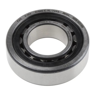 FAG Single Row Cylindrical Roller Bearing 25 mm ID, 52 mm OD, Race Width 15 mm NJ205-E-XL-TVP2