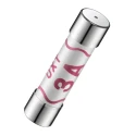 RS PRO 3A T Ceramic Cartridge Fuse 6.3 x 25 mm 240V AC Ceramic Body Medium Acting 174-7957