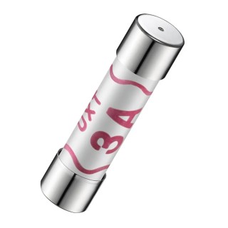RS PRO 3A T Ceramic Cartridge Fuse 6.3 x 25 mm 240V AC Ceramic Body Medium Acting 174-7957
