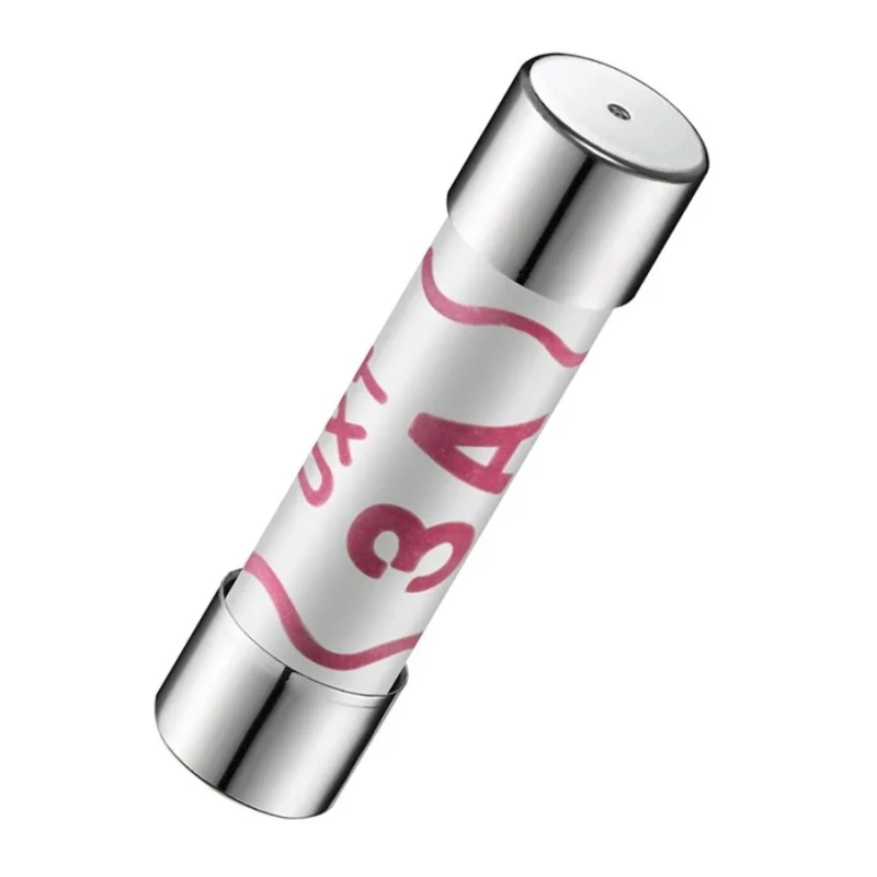 RS PRO 3A T Ceramic Cartridge Fuse 6.3 x 25 mm 240V AC Ceramic Body Medium Acting 174-7957