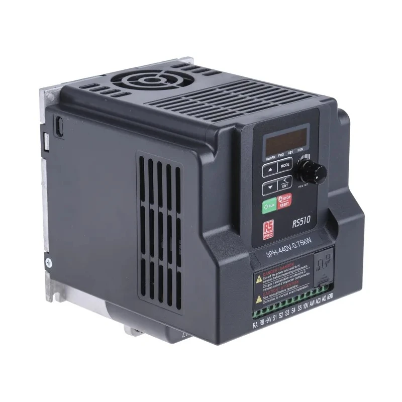 RS PRO 3-Phase Inverter Drive RS510 Series 750 W 480V 2.3 A Vector Control RS510