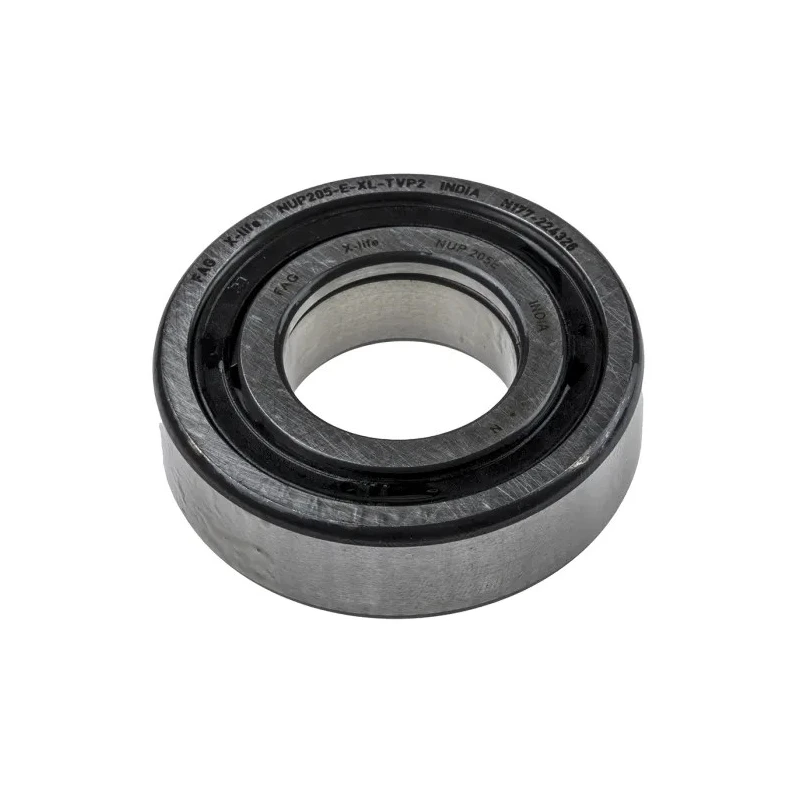 FAG Single Row Cylindrical Roller Bearing, 25 mm ID, 52 mm OD, 15 mm Width, Parallel Bore NUP205-E-XL-TVP2