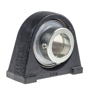 INA Cast Iron Plummer Block House, 30 mm Inside Diameter, Centre Height 42.9 mm, M10 Mount Hole Size, PSHE30-XL-N