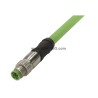HARTING Male 4 Way Straight to 4 Way Unterminated Sensor Actuator Cable 1m 2134C700477010