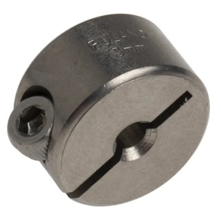 Ruland Stainless Steel One Piece Clamp Screw Shaft Collar Bore 3mm OD 16mm Width 9mm MCL-3-SS
