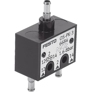 Festo Pneumatic Logic Controller VODA Series 8 bar, 24V, OR Logic Function, Surface Mount OS-PK-3
