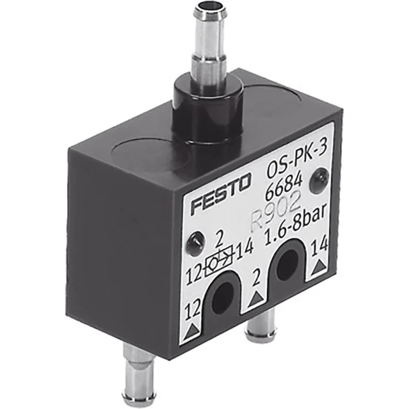 Festo Pneumatic Logic Controller VODA Series 8 bar, 24V, OR Logic Function, Surface Mount OS-PK-3