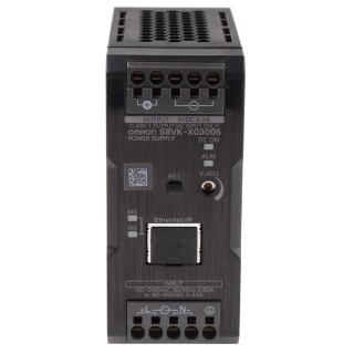 Omron S8VK-X Switched Mode DIN Rail Power Supply 264 V AC, 350 V DC Input, 5.8 V DC, 5 A Output, 30 W S8VK-X03005-EIP