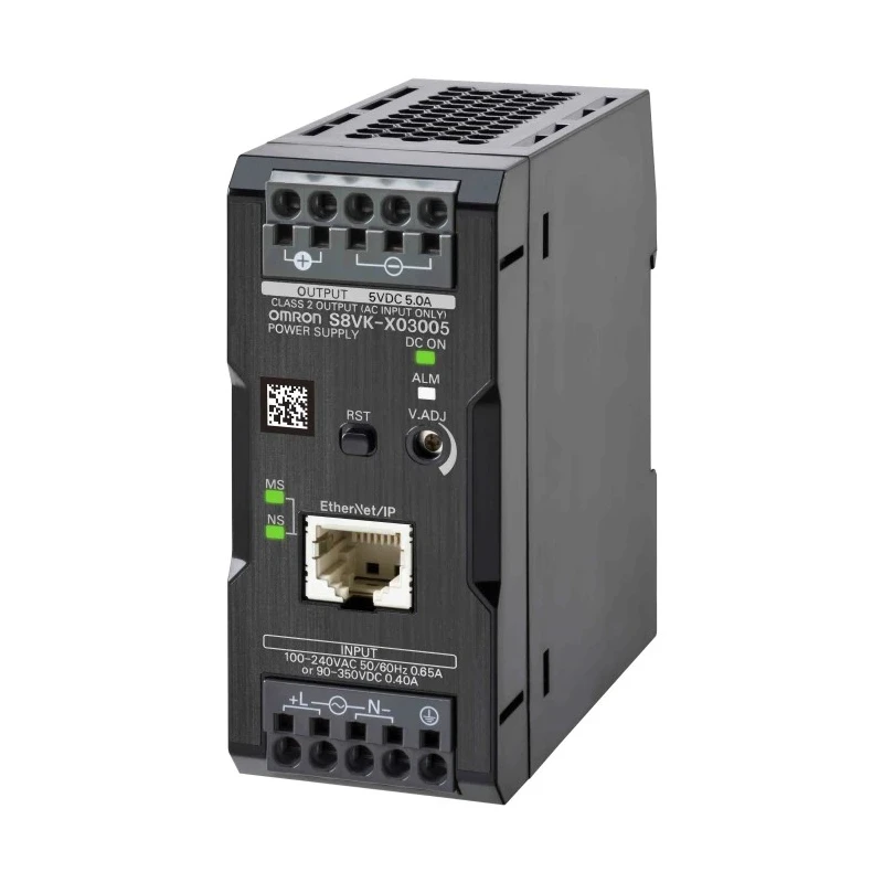 Omron S8VK-X Switched Mode DIN Rail Power Supply 264 V AC, 350 V DC Input, 5.8 V DC, 5 A Output, 30 W S8VK-X03005-EIP