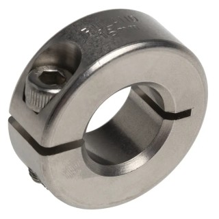 Ruland One-Piece Stainless Steel Shaft Collar Clamp Screw, Bore 16mm, OD 34mm, Width 13mm MCL-16-SS
