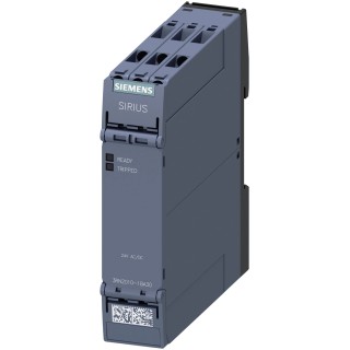 Siemens Monitoring Relay, DPDT Contact Configuration, DIN Rail Mount, 24 V AC/DC, 5A, 0.6W Power Consumption 3RN2010-1BA30