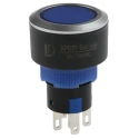 RS PRO Illuminated Push Button Switch Momentary Panel Mount SPDT Blue LED IP65 250V 3, 5A 175-8234