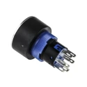 RS PRO Illuminated Momentary Push Button Switch, Panel Mount, 22.2 mm Cutout, DPDT Contact, Green LED, IP65, 250 V 175-8229