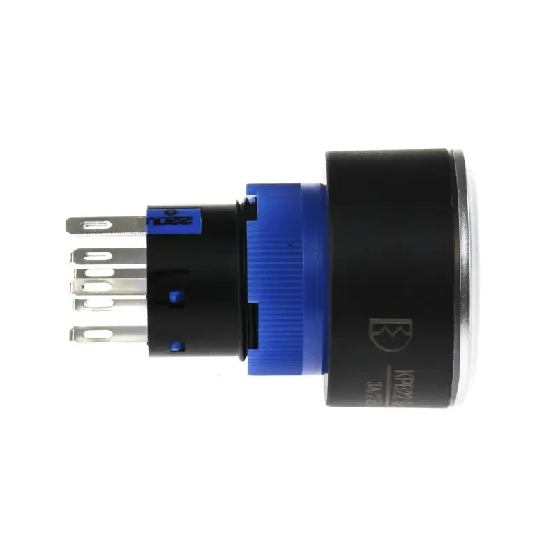 RS PRO Illuminated Momentary Push Button Switch, Panel Mount, 22.2 mm Cutout, DPDT Contact, Green LED, IP65, 250 V 175-8229