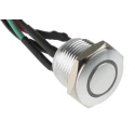 RS PRO Illuminated Push Button Switch Momentary Panel Mount Red LED IP67 36 V dc 175-8524