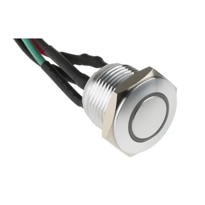 RS PRO Illuminated Push Button Switch Momentary Panel Mount Red LED IP67 36 V dc 175-8524