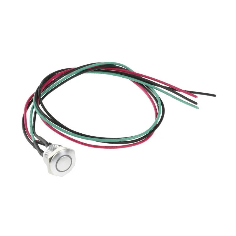 RS PRO Illuminated Push Button Switch Momentary Panel Mount Red LED IP67 36 V dc 175-8524