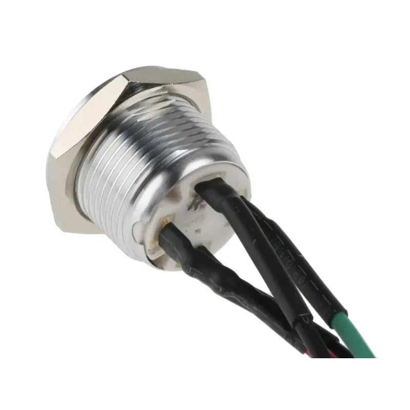 RS PRO Illuminated Push Button Switch Momentary Panel Mount Red LED IP67 36 V dc 175-8524