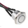 RS PRO Illuminated Push Button Switch, Momentary, Panel Mount, 16 mm Cutout, SPST, Red LED, IP67, 36 V dc 175-8529