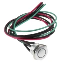 RS PRO Illuminated Push Button Switch, Momentary, Panel Mount, 16 mm Cutout, SPST, Red LED, IP67, 36 V dc 175-8529