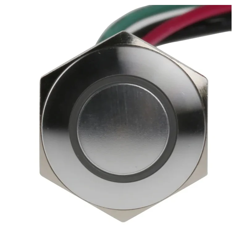 RS PRO Illuminated Push Button Switch, Momentary, Panel Mount, 16 mm Cutout, SPST, Red LED, IP67, 36 V dc 175-8529
