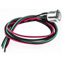 RS PRO Illuminated Momentary Push Button Switch, Panel Mount, 16 mm Cutout, SPST, Yellow LED, IP67, 36 V dc 175-8537