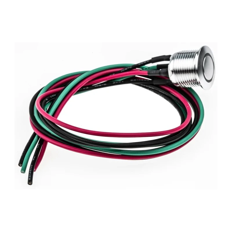 RS PRO Illuminated Momentary Push Button Switch, Panel Mount, 16 mm Cutout, SPST, Yellow LED, IP67, 36 V dc 175-8537