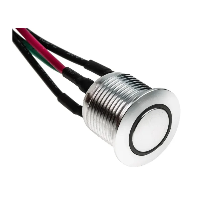 RS PRO Illuminated Momentary Push Button Switch, Panel Mount, 16 mm Cutout, SPST, Yellow LED, IP67, 36 V dc 175-8537