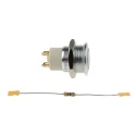 RS PRO Illuminated Push Button Switch, Latching Operation, Panel Mount, 16 mm Cutout, SPST Contact, Blue LED, IP67 175-9156