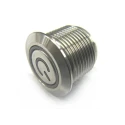 RS PRO Push Button Switch Momentary Panel Mount SPST 16 mm Cutout IP67 Rated 36 V dc 175-9192