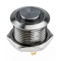 RS PRO Illuminated Momentary Push Button Switch Panel Mount 16 mm Cutout SPST Green LED IP67 36 V dc 175-9178