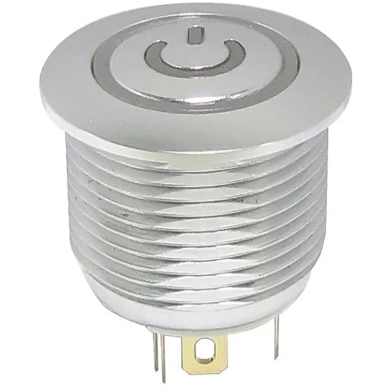 RS PRO Illuminated Momentary Push Button Switch Panel Mount SPST RGB LED IP67 16 mm Cutout 36V DC 175-9455