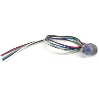 RS PRO Illuminated Momentary Push Button Switch Panel Mount 16 mm Cutout SPST RGB LED IP67 36 V dc 175-9373