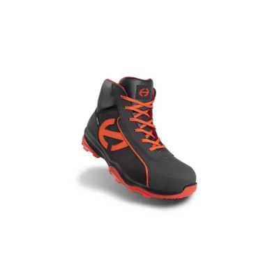 Heckel RUN-R Black, Red Composite Toe Capped Men's Safety Boots Size UK 9 EU 43, EN ISO 20345 Certified 6266343